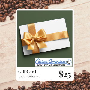Custom Computers Gift Card - Bob Chopick